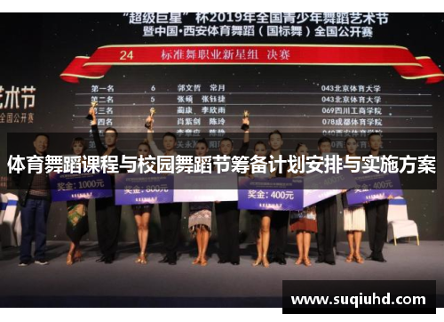 体育舞蹈课程与校园舞蹈节筹备计划安排与实施方案